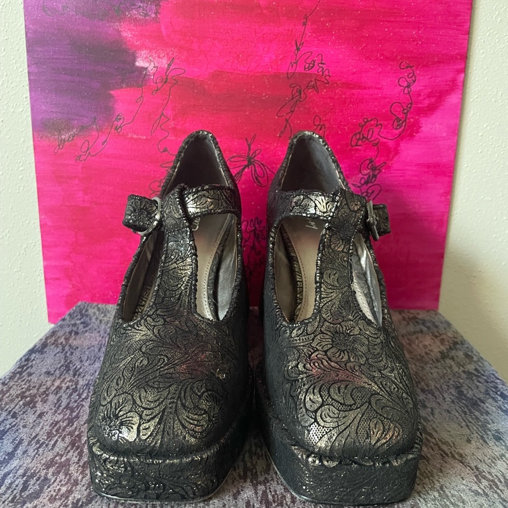 Circus by Sam Edelman - Kay Heels – Black Pewter Floral (US 9.5M)